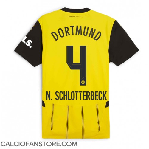 Maglia Calcio Borussia Dortmund Nico Schlotterbeck #4 Prima Divisa 2024-25 Manica Corta